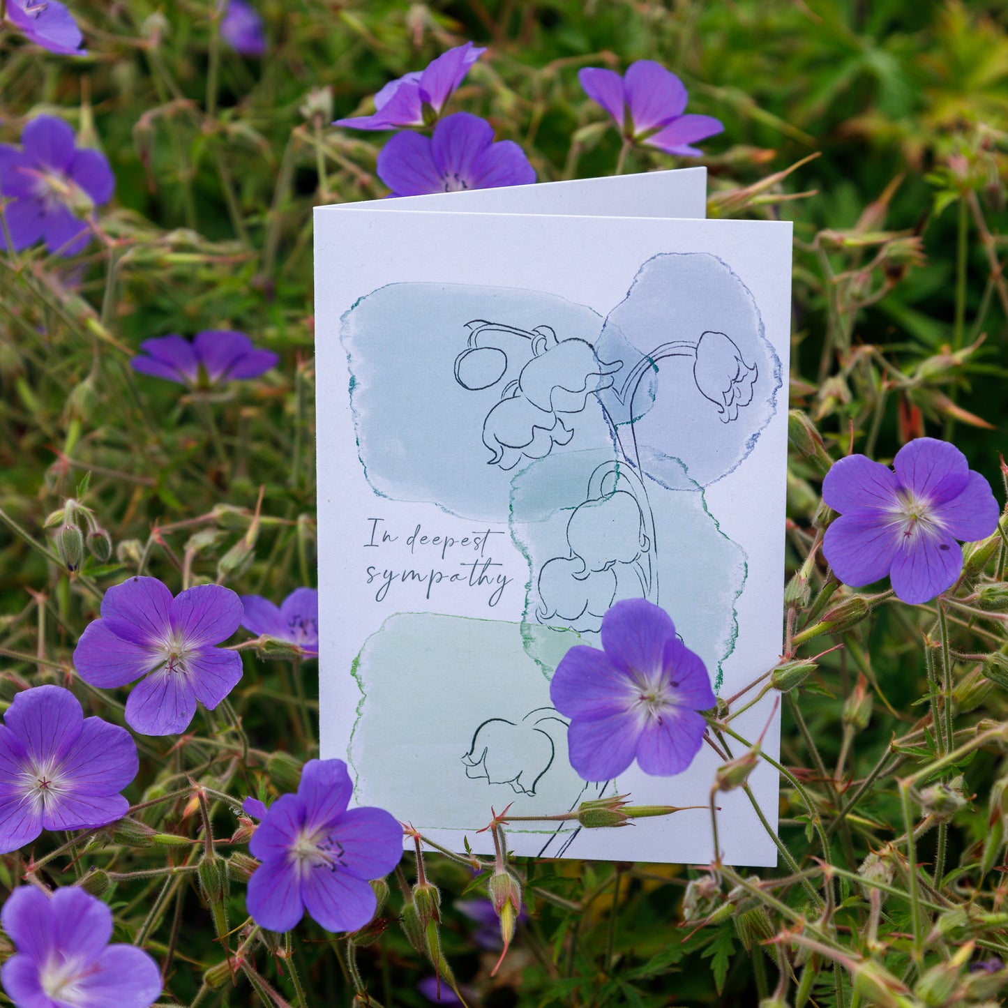 Deepest Sympathy Lily Card