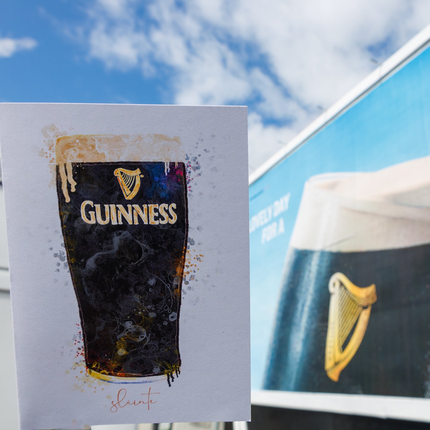 Slánte (colourful) Card
