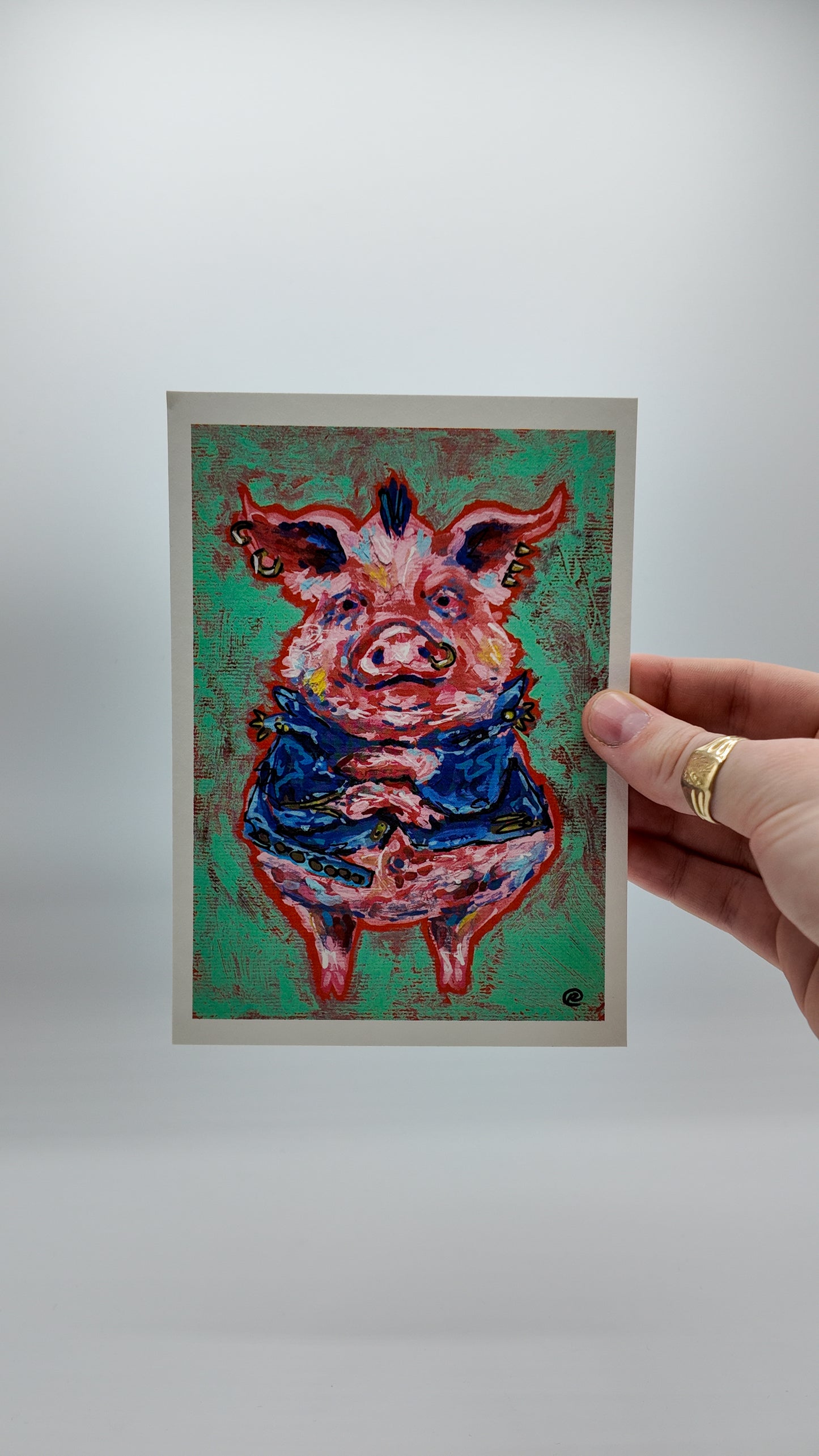 Polo | Punk Pig Art Print