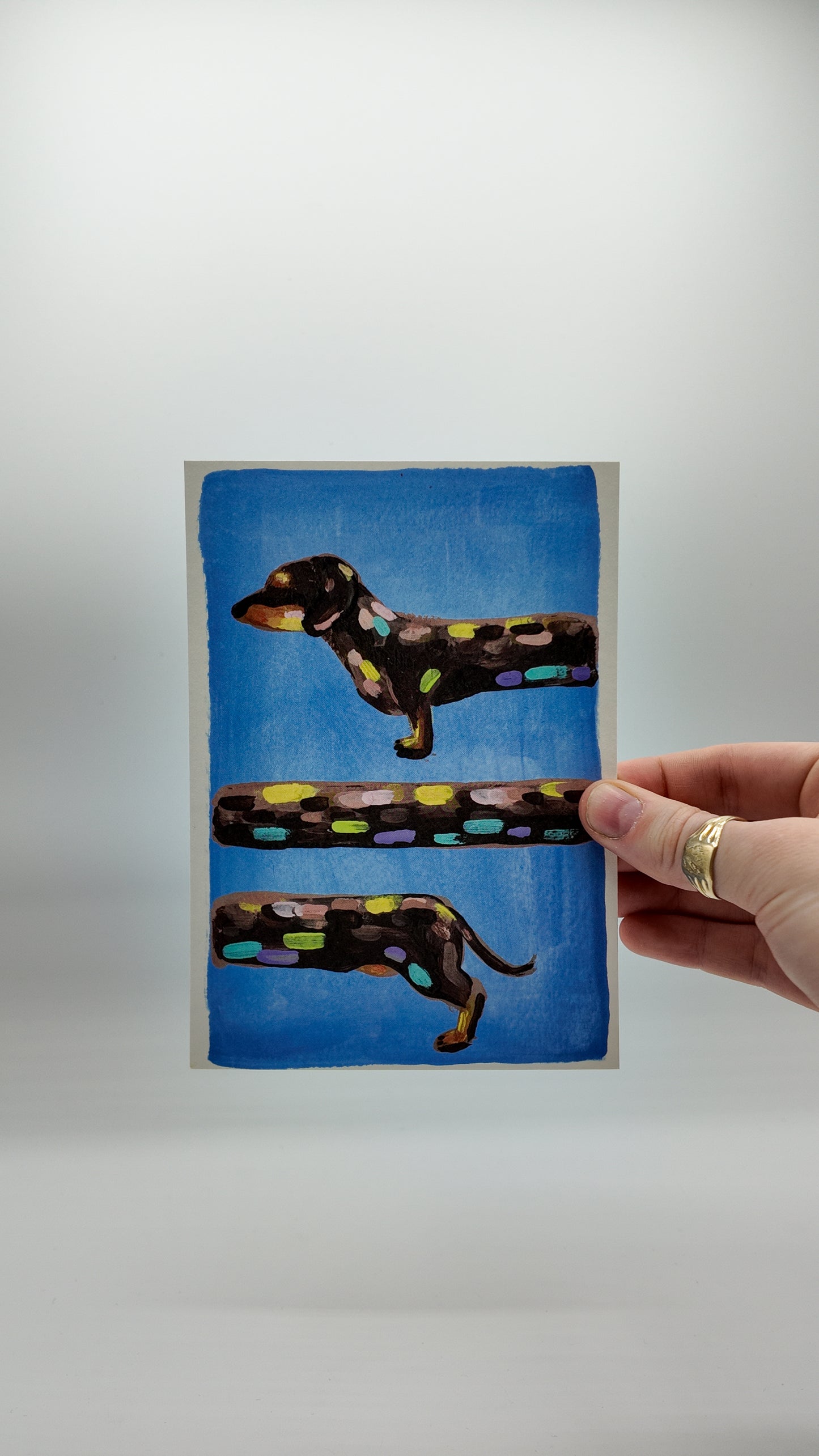 Dappled | Dachshund Abstract Art Print
