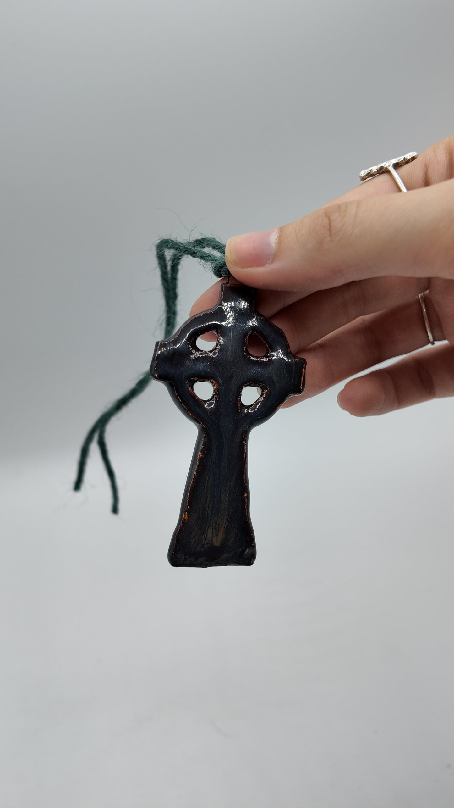 Celtic Cross Hanging Decoration (dark)