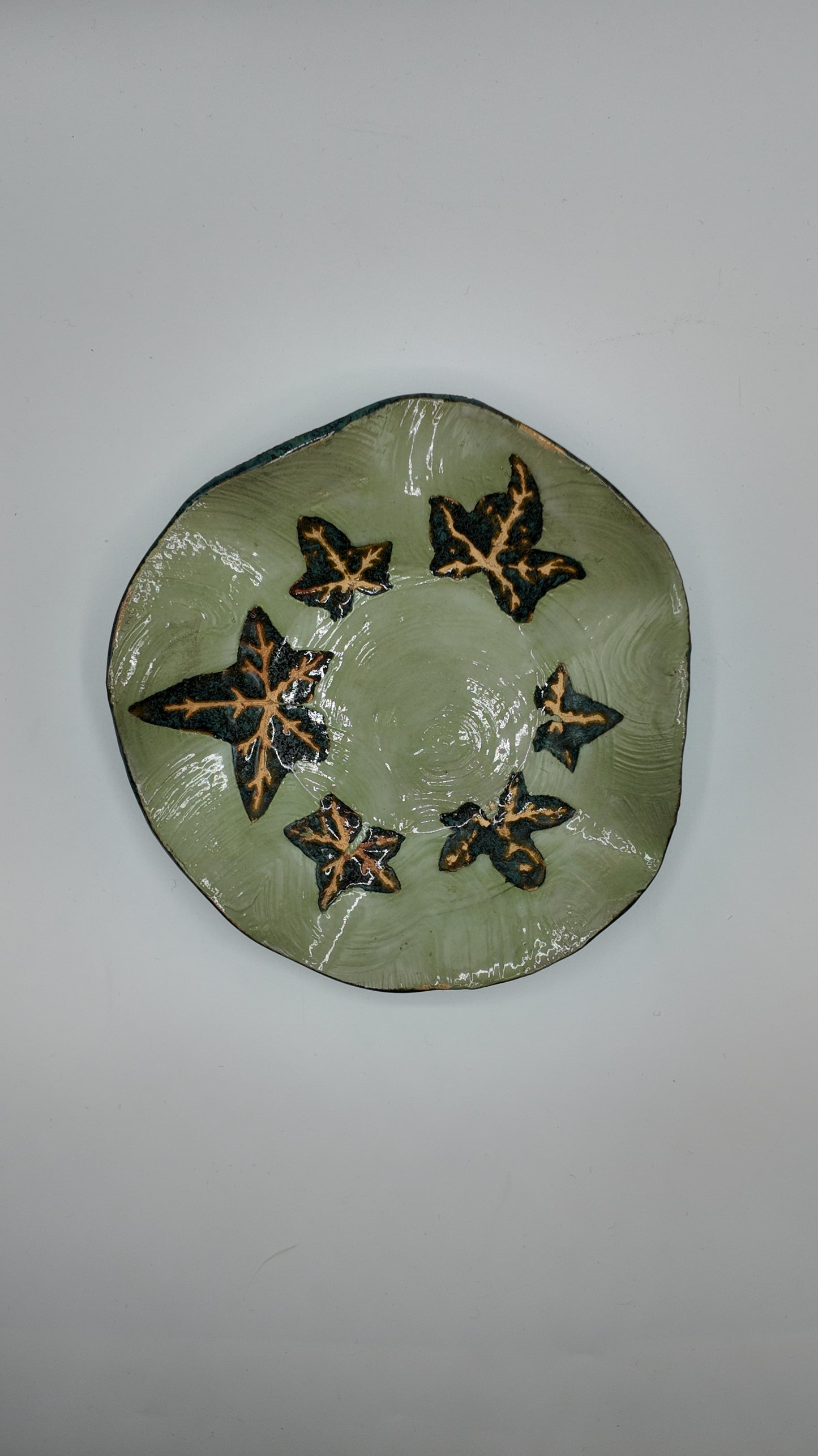 'Gathering Ivy' Ceramic Dish