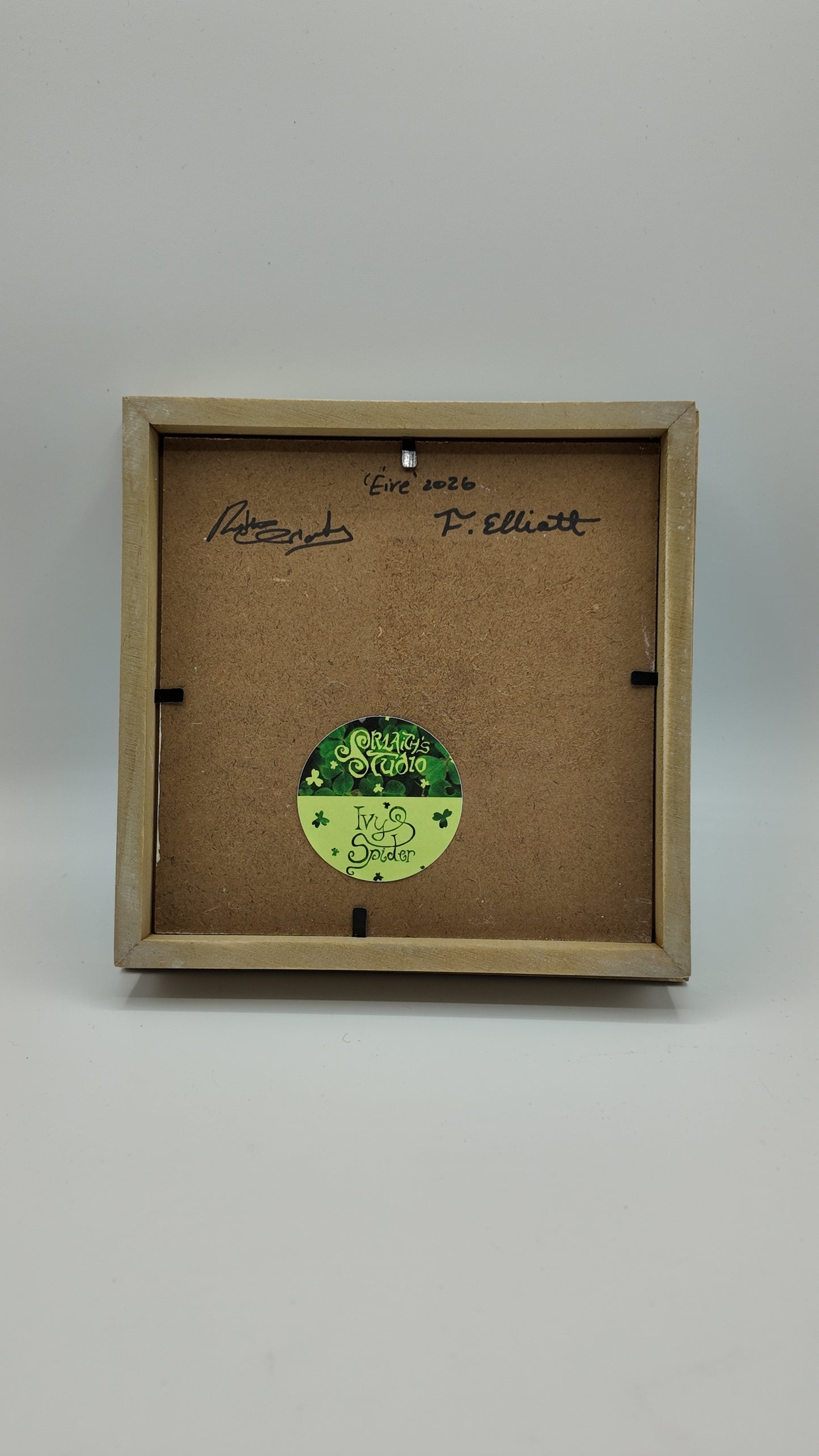 'Éire' Original Ceramic Tile in Hand-Painted Frame