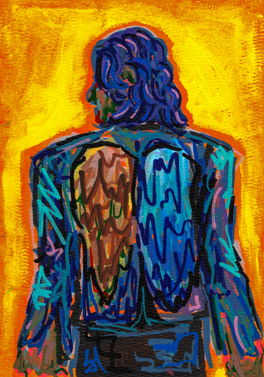 People In Hell Want Slurpies | TWD Daryl Dixon Abstract Art [PRE-ORDER]