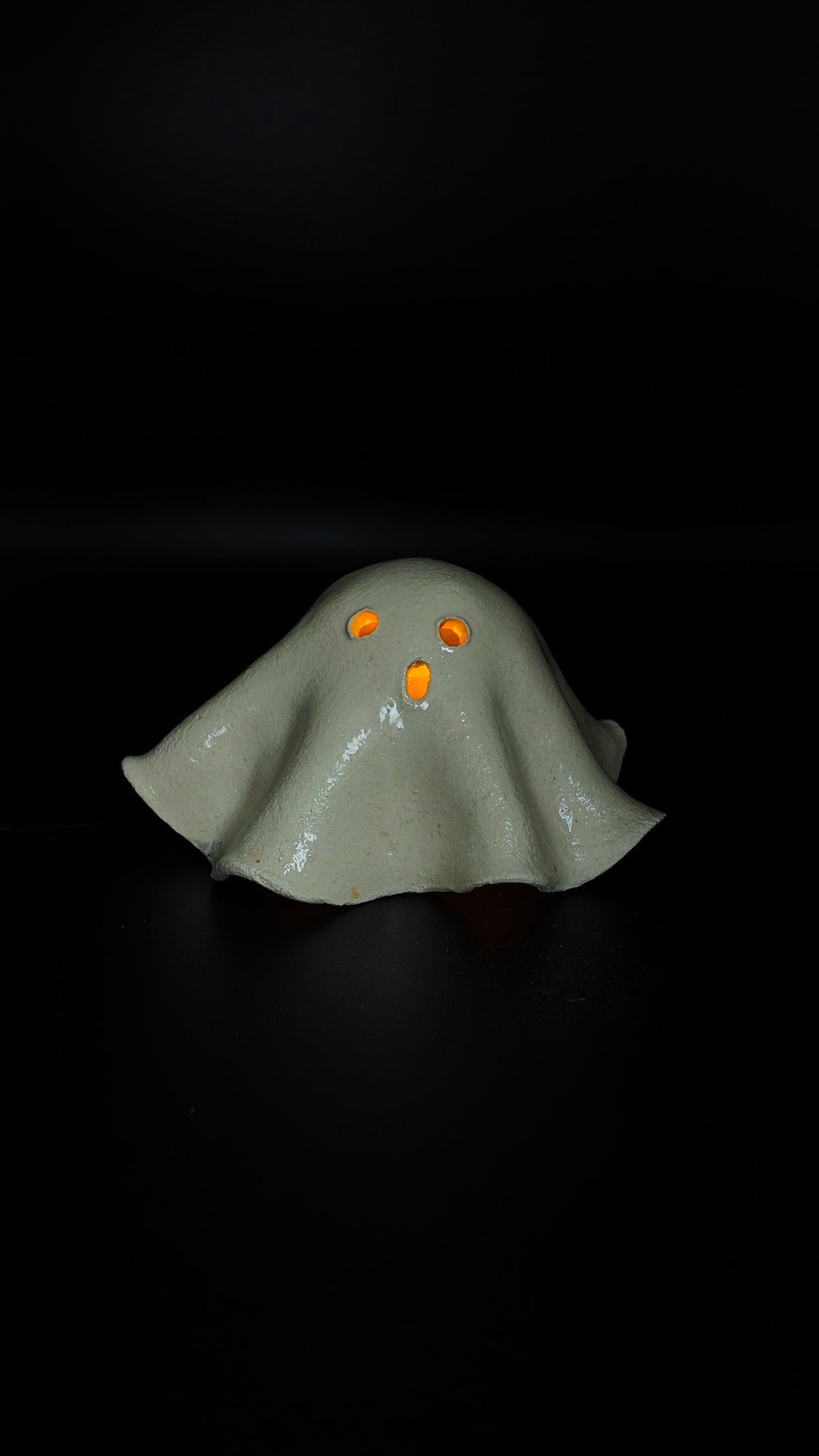 Ceramic Ghost Votive