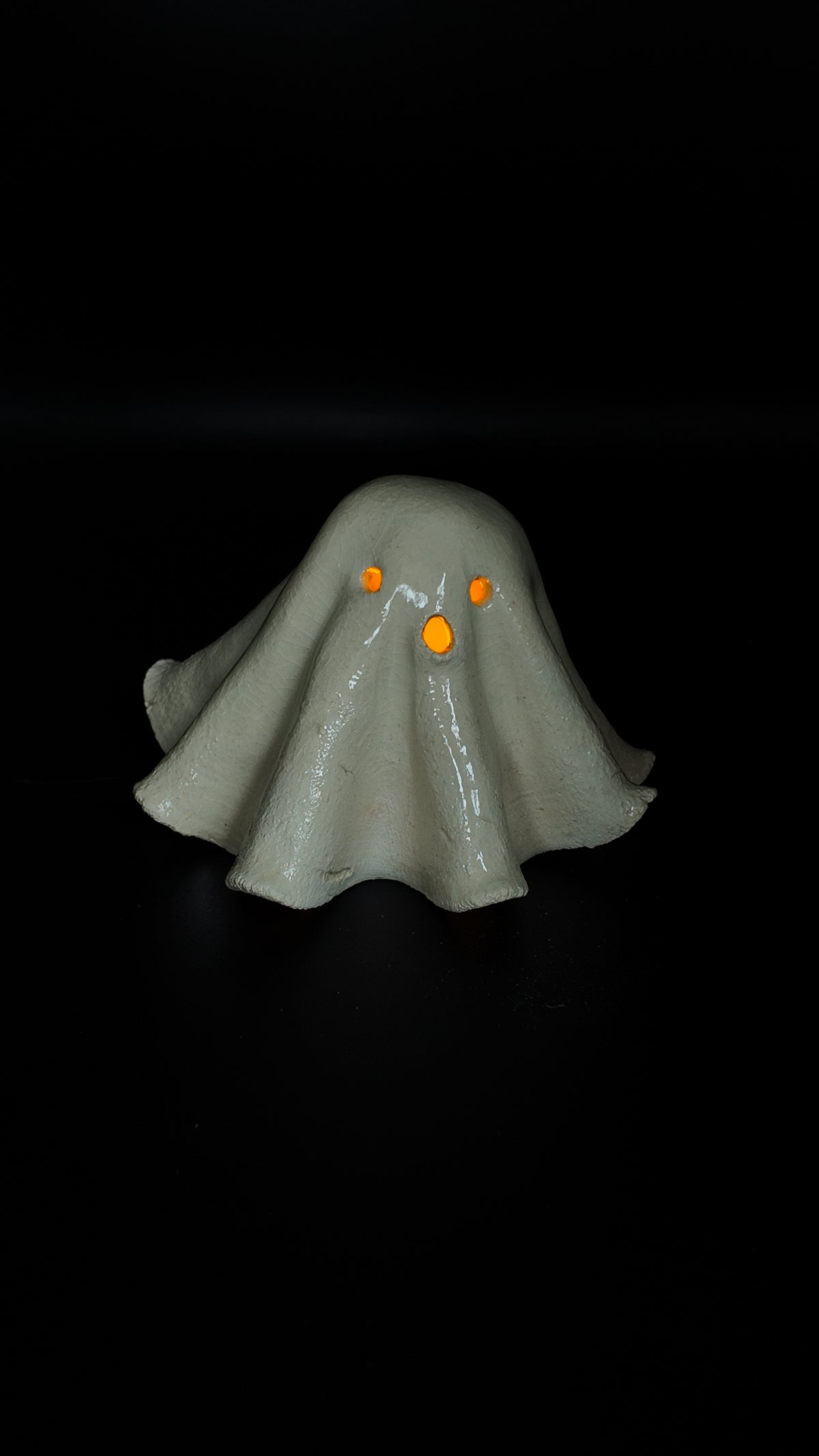 Ceramic Ghost Votive