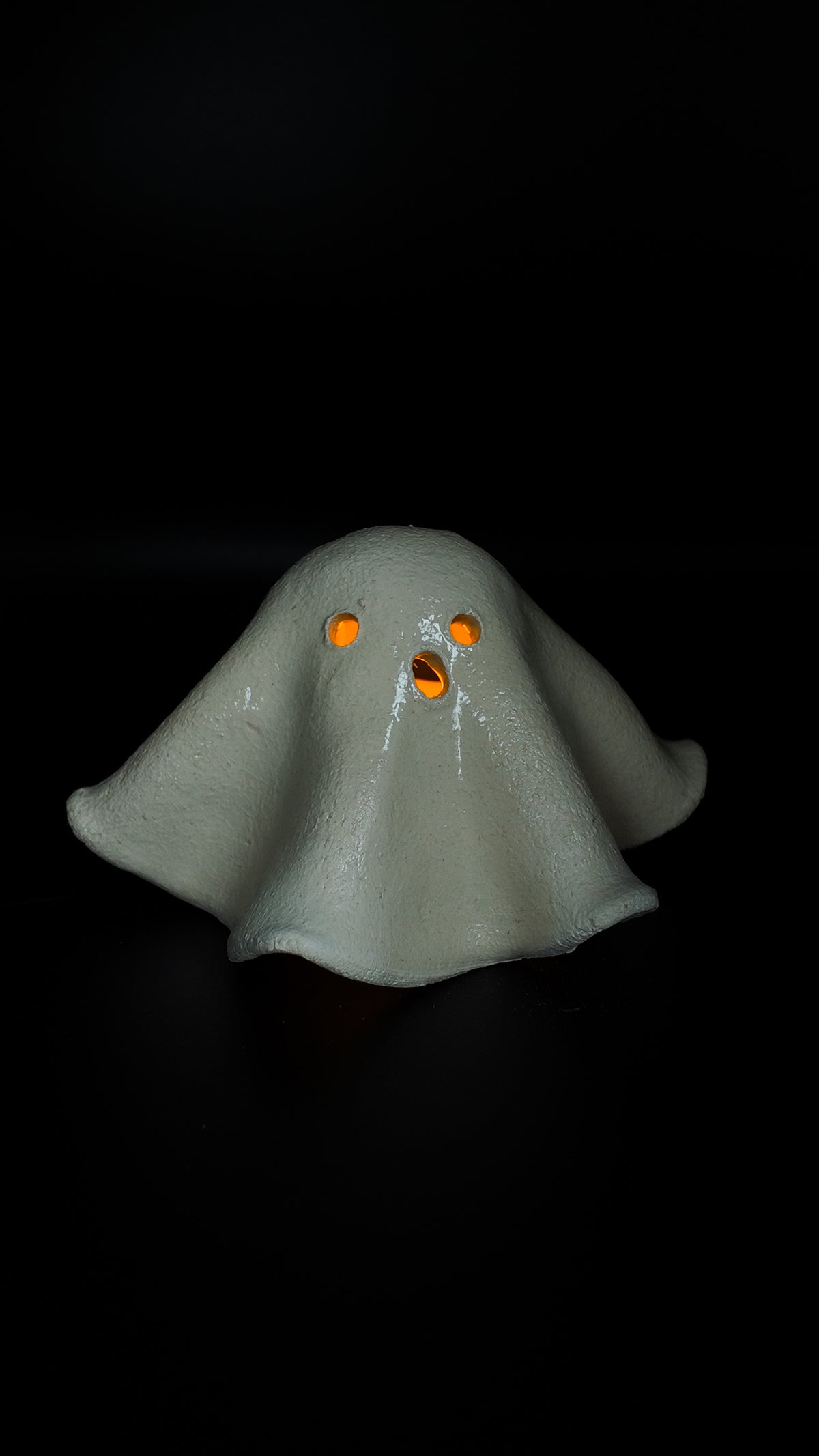 Ceramic Ghost Votive