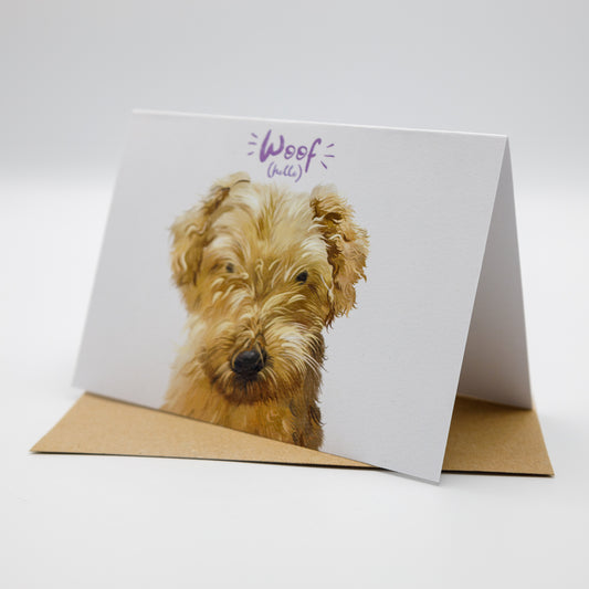 ‘Woof’ Martha Card