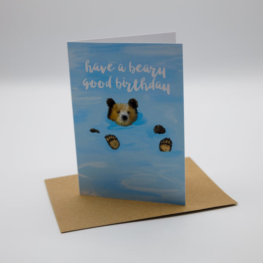 Beary Good Birthday Card