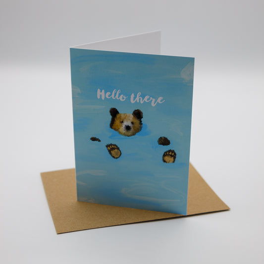 Hello There Bear Card