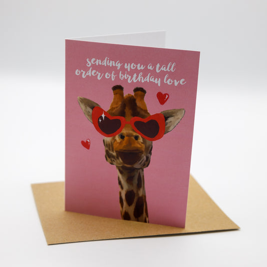 Tall Order of Birthday Love Card