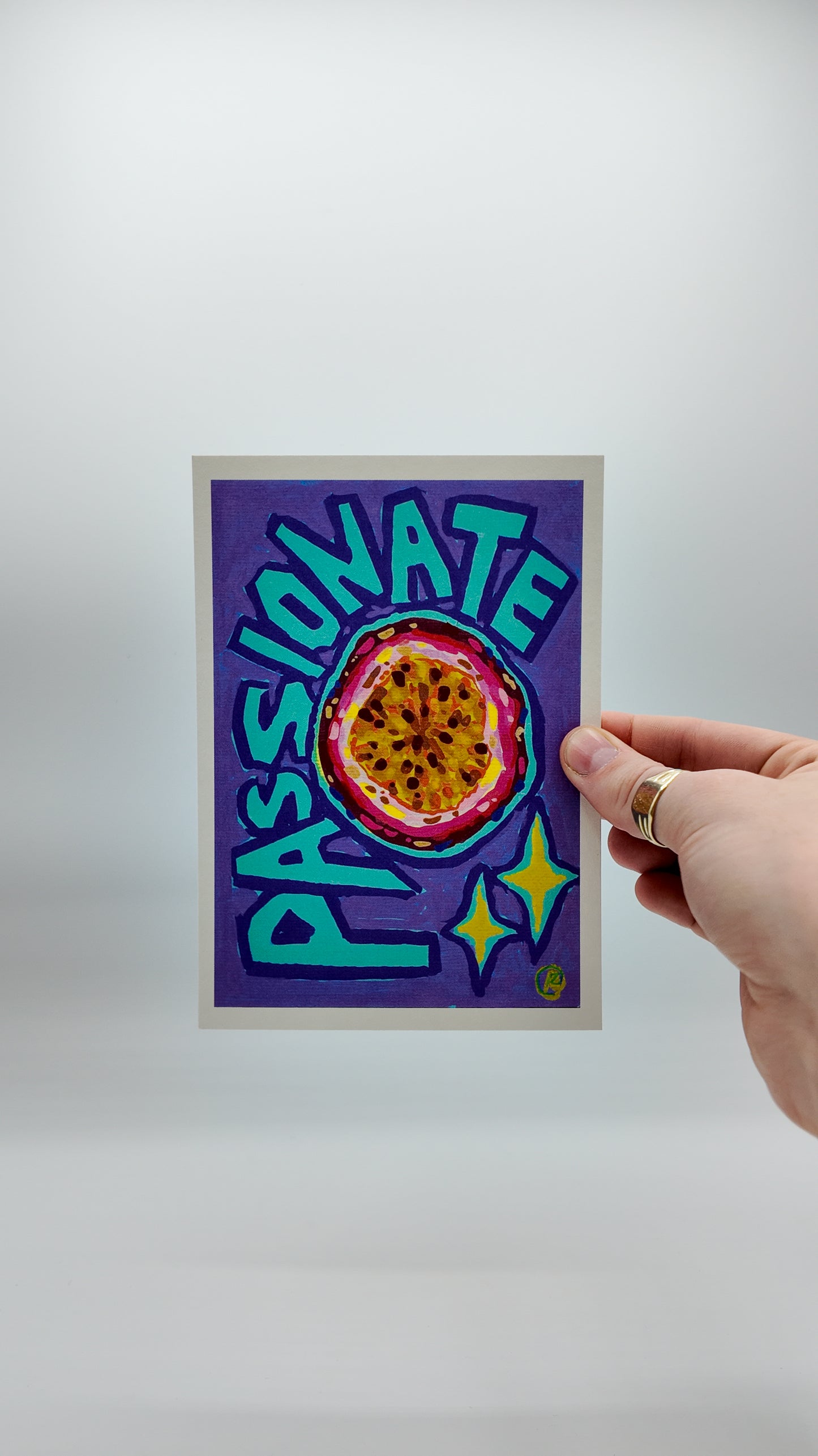 Passionate | Passionfruit Abstract Art Print