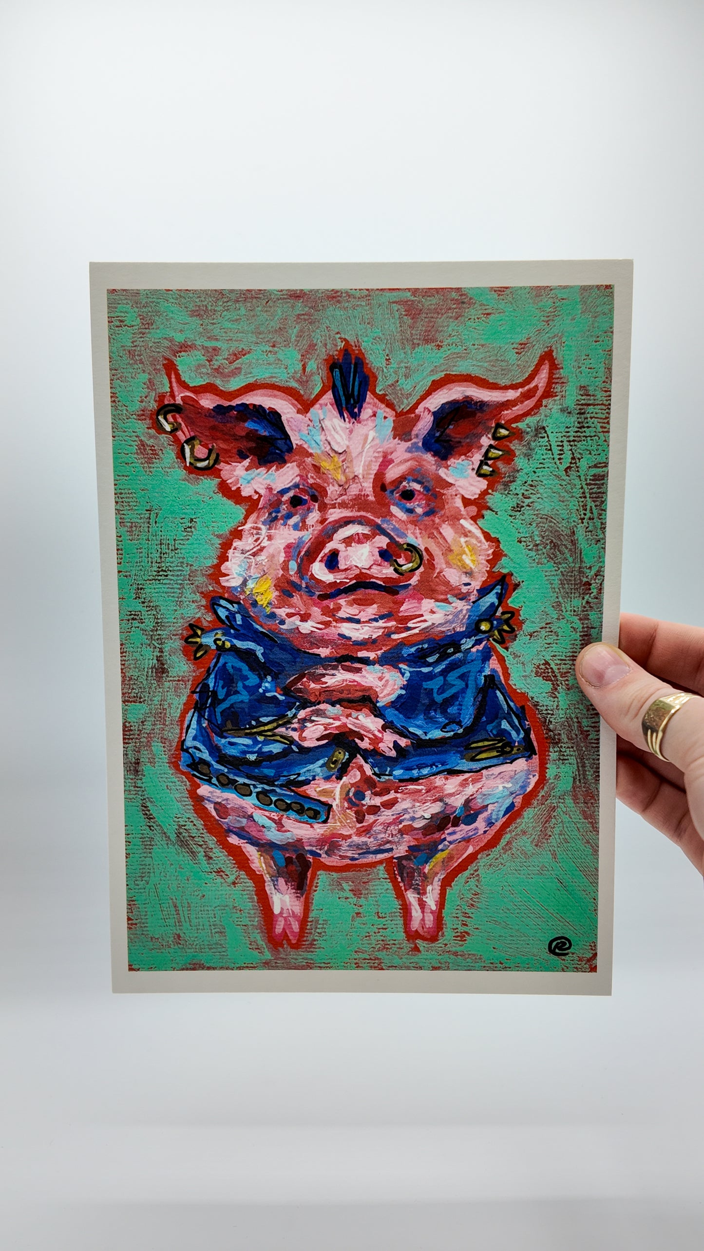 Polo | Punk Pig Art Print