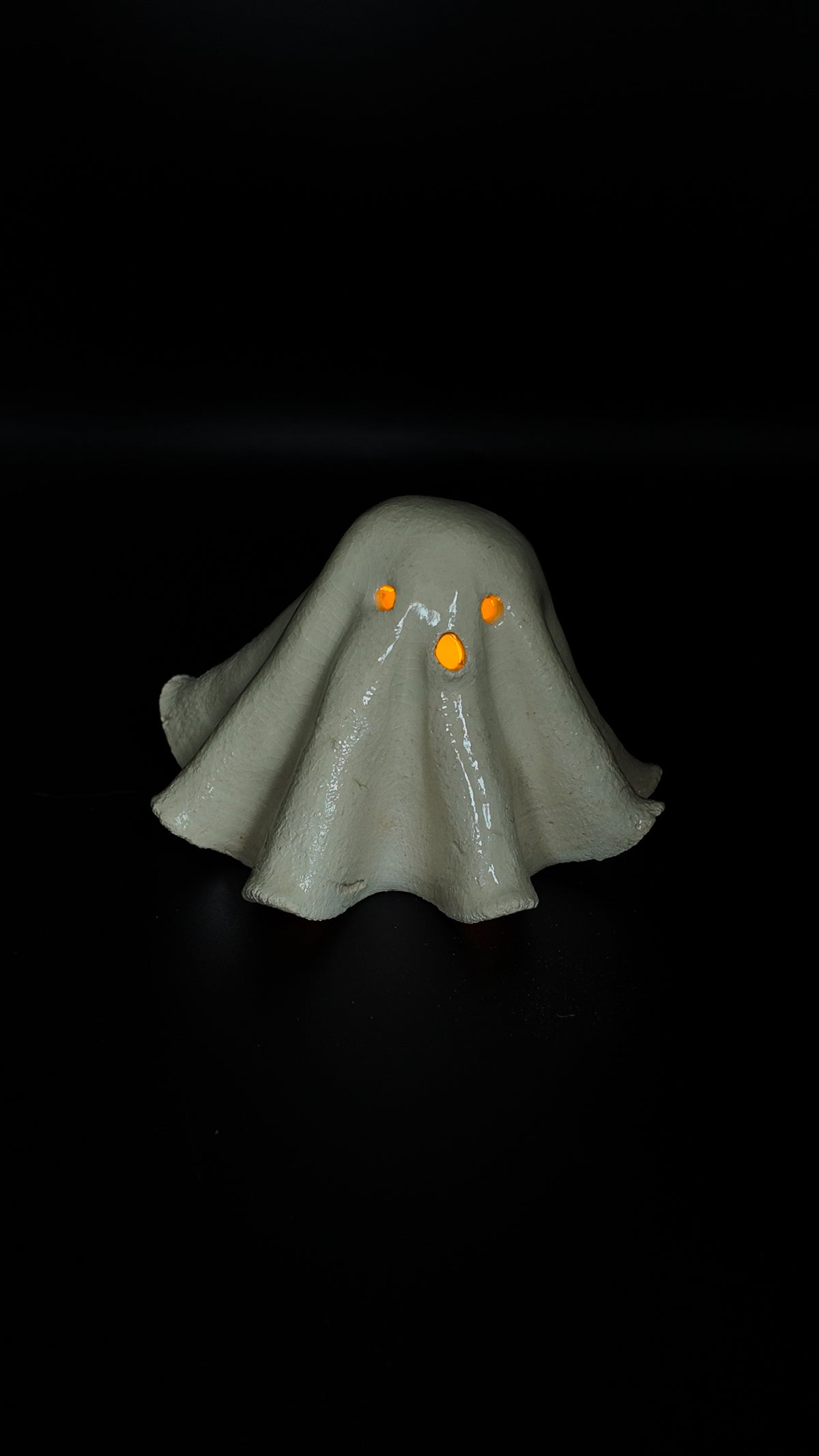 Ceramic Ghost Votive