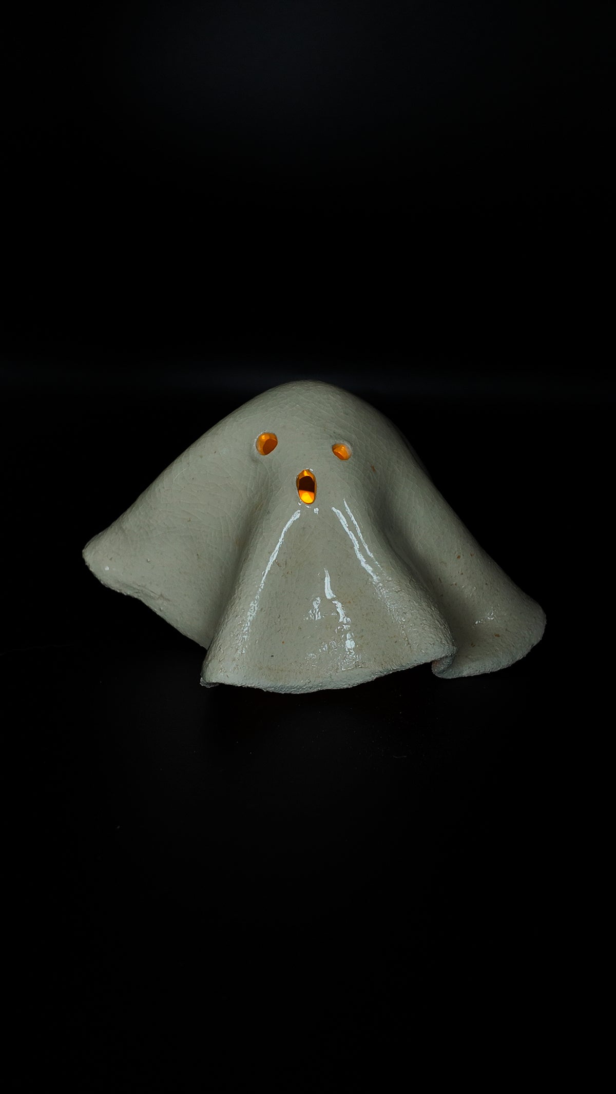 Ceramic Ghost Votive