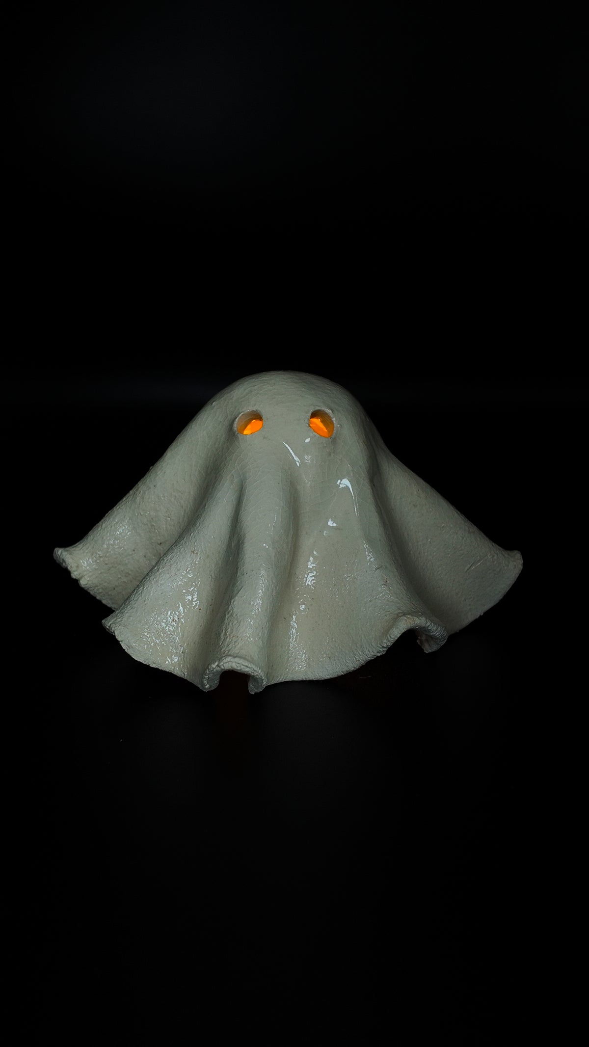 Ceramic Ghost Votive