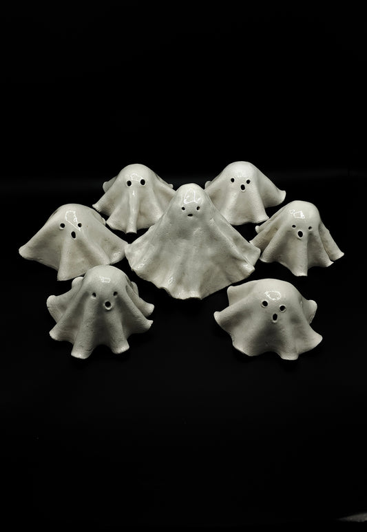 Ceramic Ghost Votive