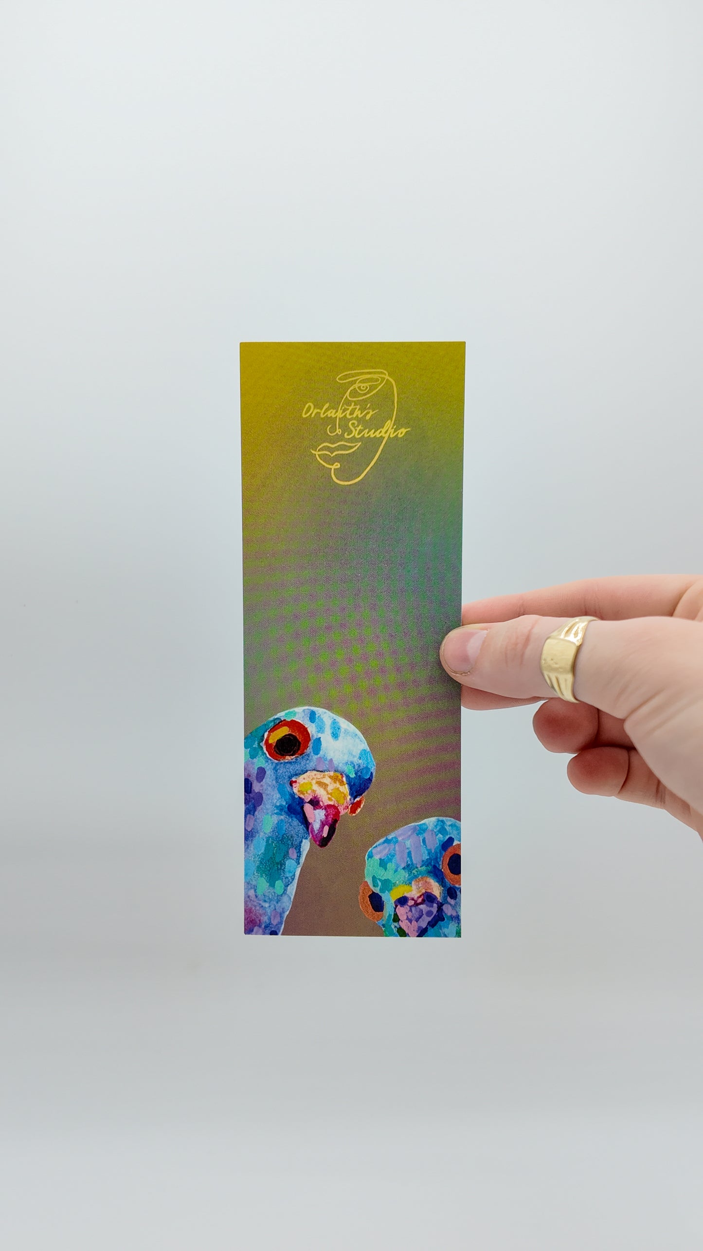 Peeking Pigeons | Bookmark