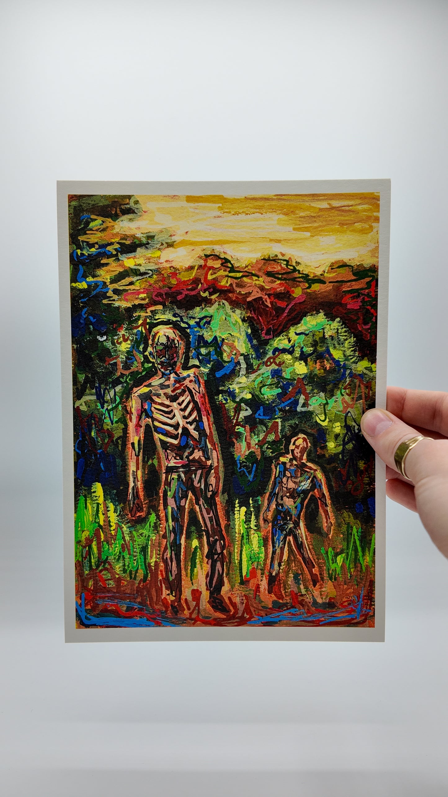The Noise After | Undead Zombie Abstract Art