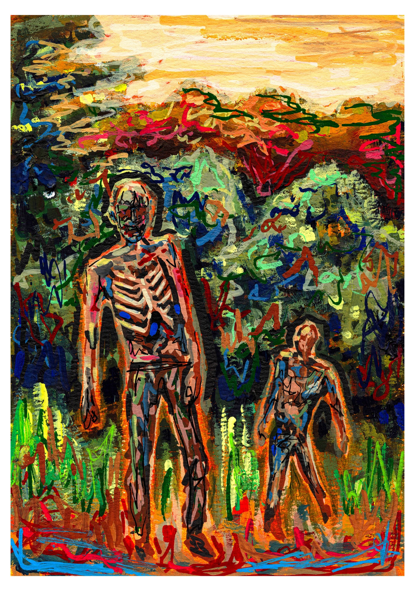 The Noise After | Undead Zombie Abstract Art