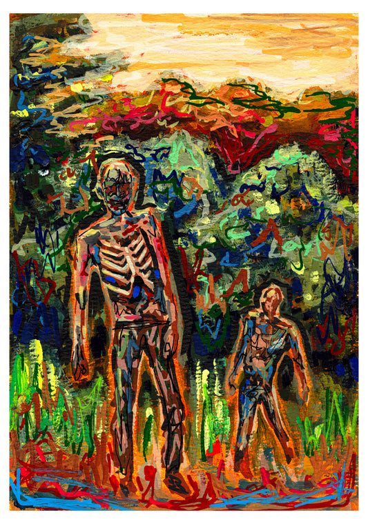 The Noise After | Undead Zombie Abstract Art